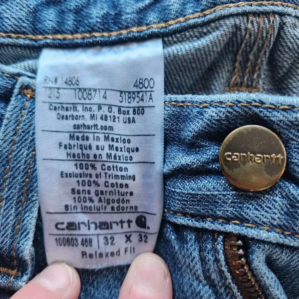 Carhartt Men's Blue Jeans